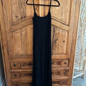 SKIMS long Black slip Dress